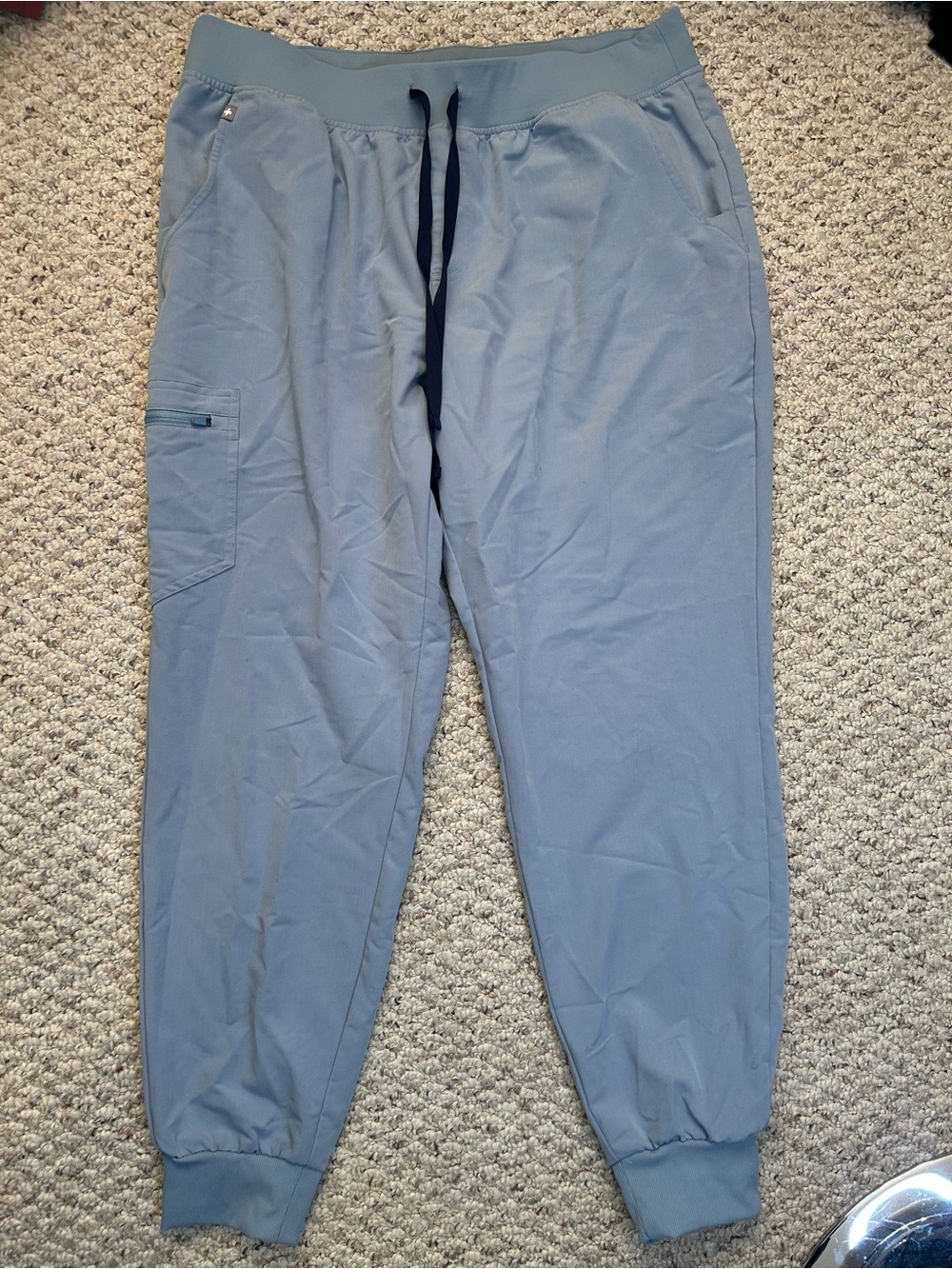 Figs Scrub Pants XL Light blue Grey PO#5858
